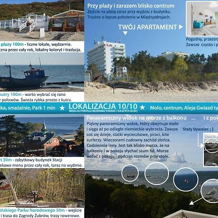 Apartament Z Panoramicznym Widokiem Na Morze Blisko Plazy I Centrum Pl Eng De مينززدرويه المظهر الخارجي الصورة
